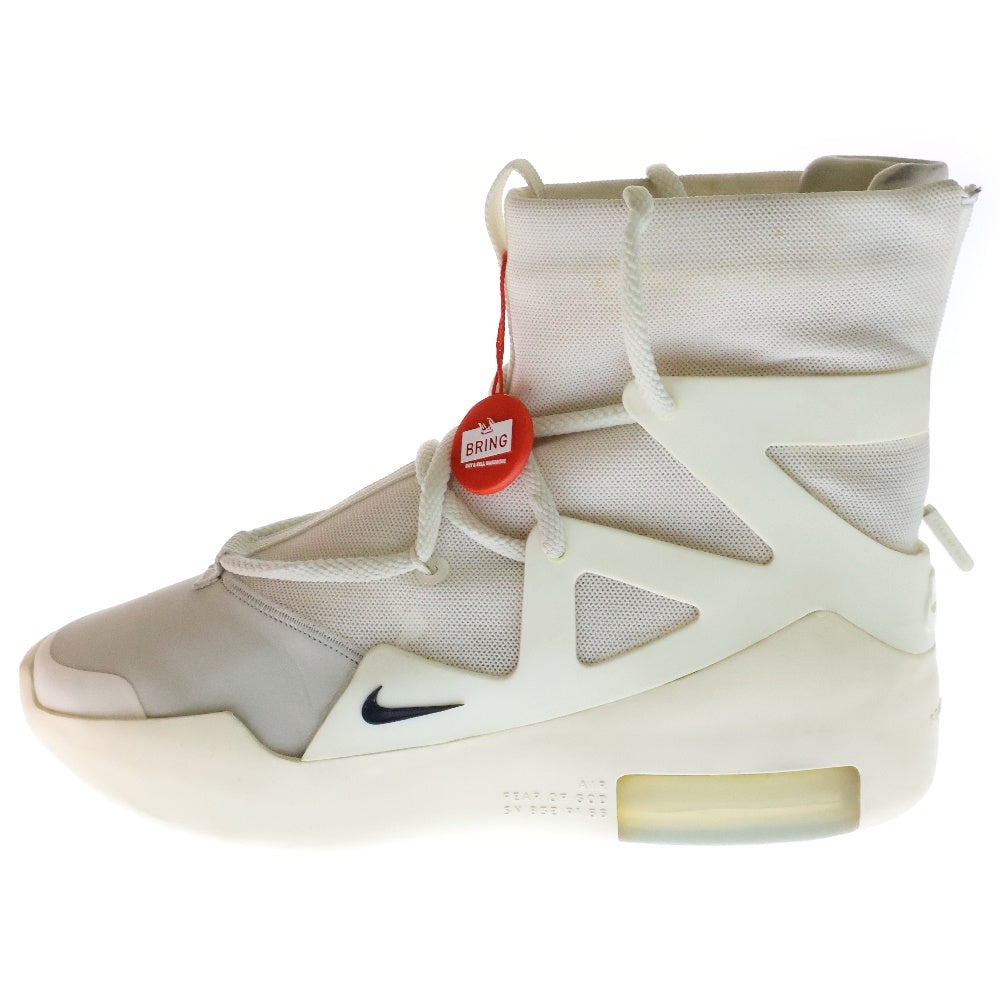 NIKE(ナイキ) ×FEAR OF GOD AIR FEAR OF GOD 1 フィアオブゴッド エア フィア オブ ゴッド ハイカットスニーカー ホワイト US8/26cm AR4237-100