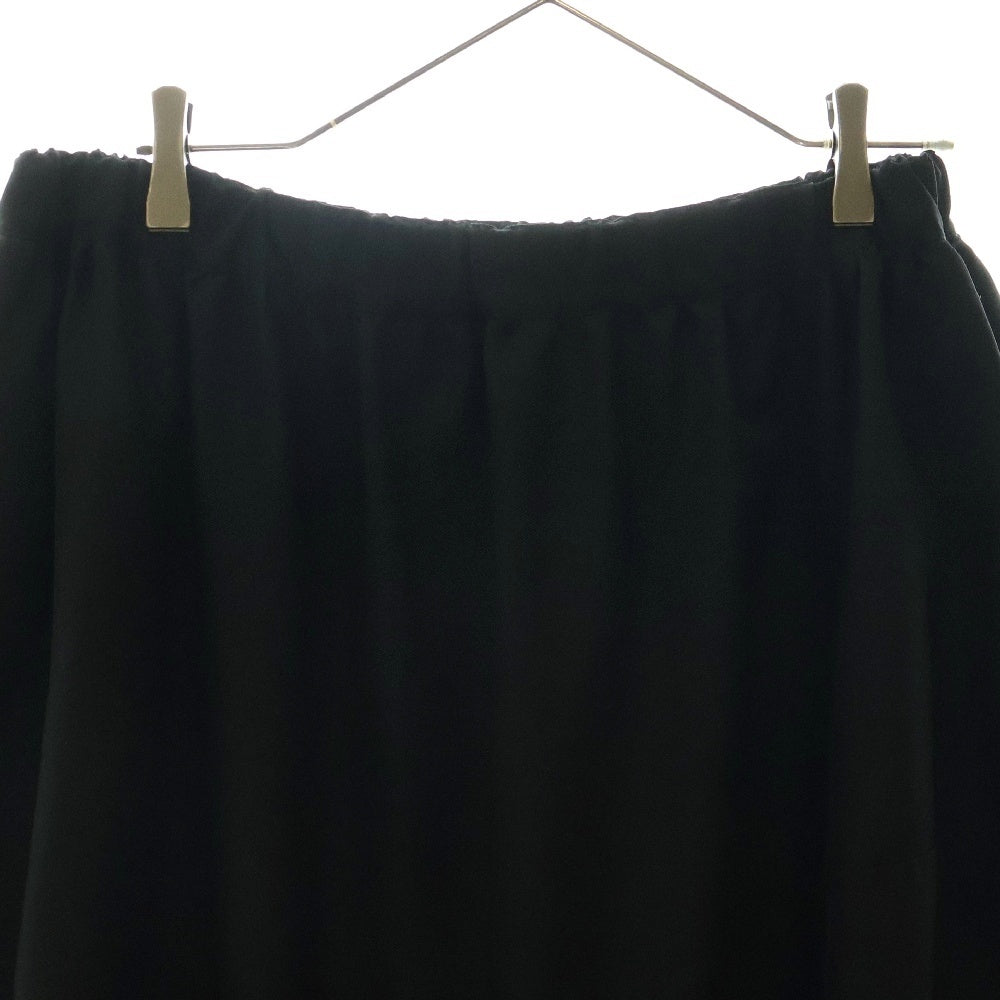 BLACK COMME des GARCONS(ブラックコムデギャルソン) 15SS AD2015 ポリ縮絨 変形パターン ウエストゴム スカート ブラック レディース 1O-S001