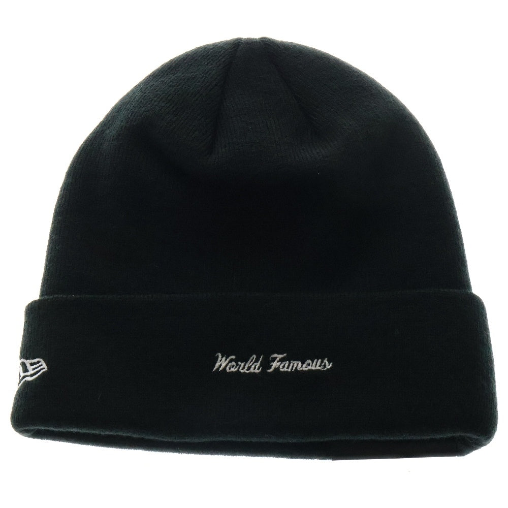 SUPREME(シュプリーム) 20AW × New Era Cross Box Logo Beanie ニューエラ クロスボックスロゴ ビーニー 帽子 ブラック
