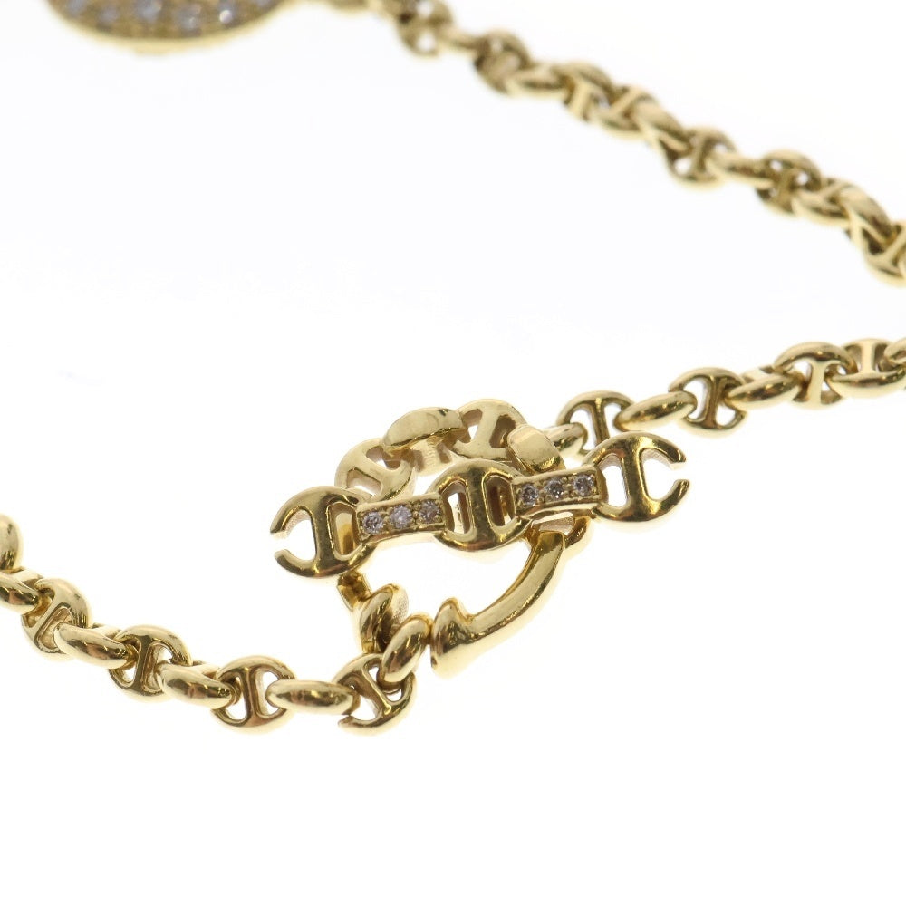 HOORSENBUHS(ホーセンブース) 14MM SINGLE LINK BRACELET WITH DIAMONDS シングルリンク チェーンブレスレット ダイヤモンド K18YG イエローゴールド t9912200216