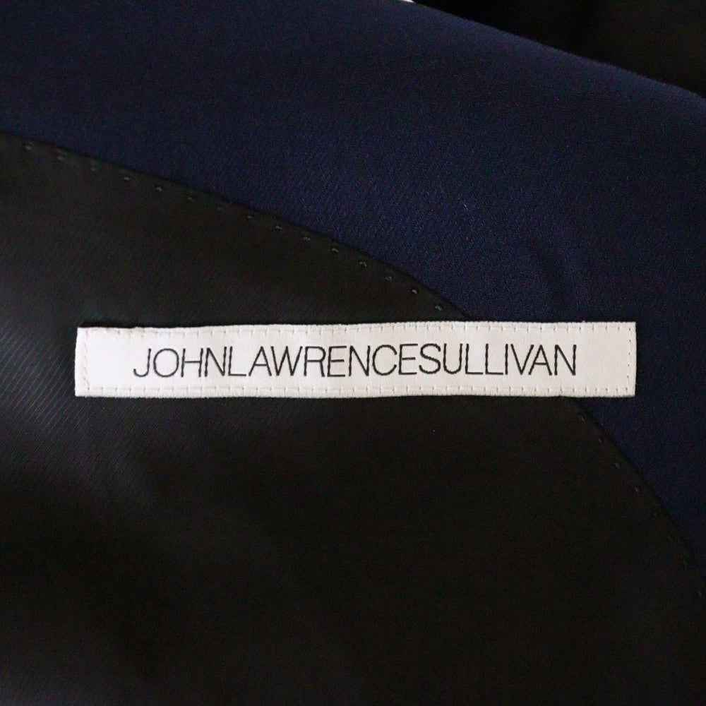 JOHN LAWRENCE SULLIVAN(ジョンローレンスサリバン) ウール混セットアップスーツ ダブルブレステッドテーラードジャケット 1タックスラックスパンツ ネイビー 1A002'14-13