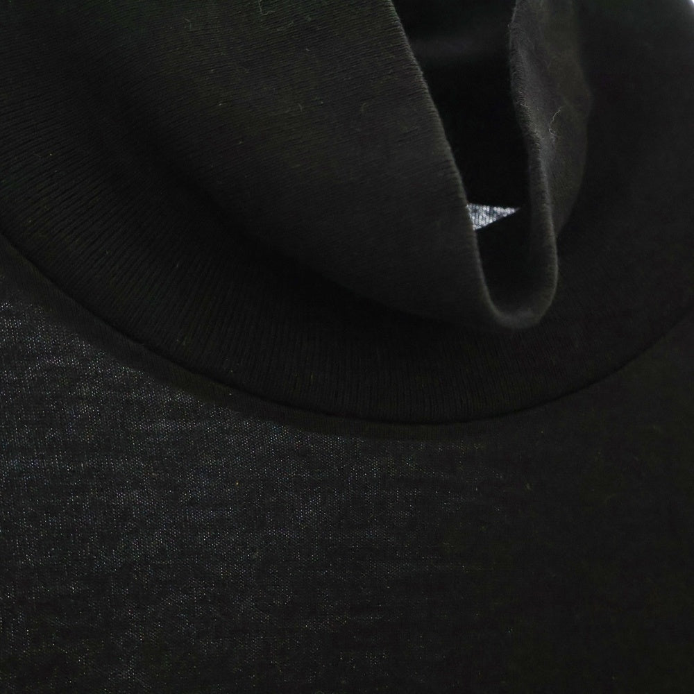 JOHN LAWRENCE SULLIVAN(ジョンローレンスサリバン) コットンハイネック長袖Tシャツ ブラック 5A008'15-37