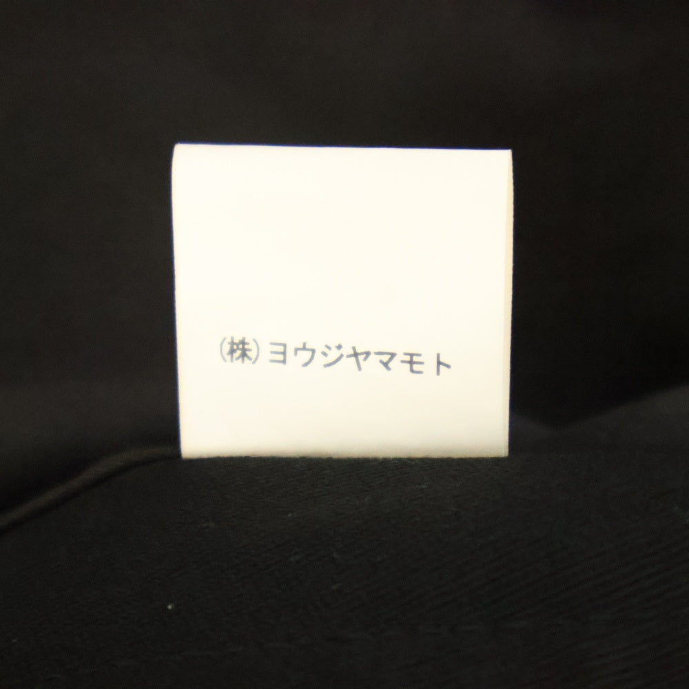 Y's(ワイズ) 20AW 変形 ダブルブレスト トレンチ ポンチョ コート ブラック レディース サンプル品 YB-C40-033