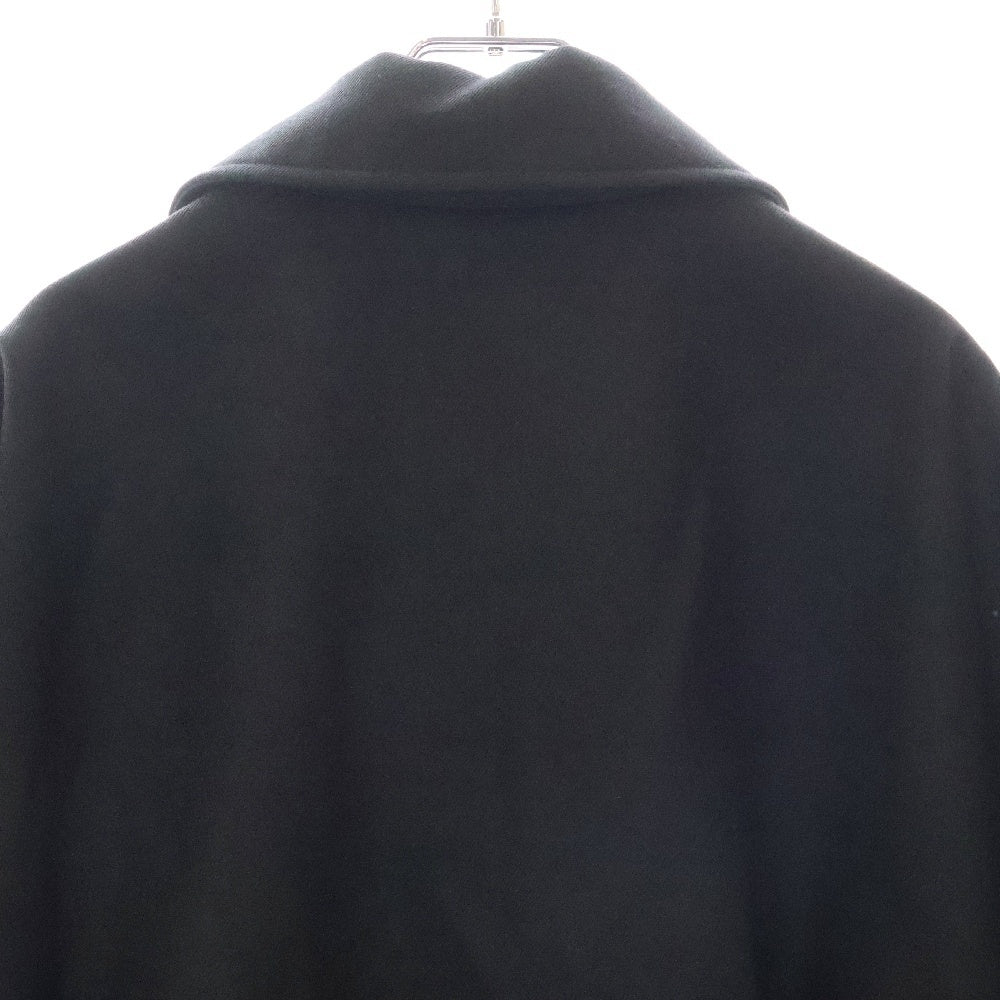 s'yte(サイト) WOOL SURGE OVERSIZED MILITARY COAT ウールサージ オーバーサイズ ミリタリー コート ブラック サンプル品 UU-C12-102