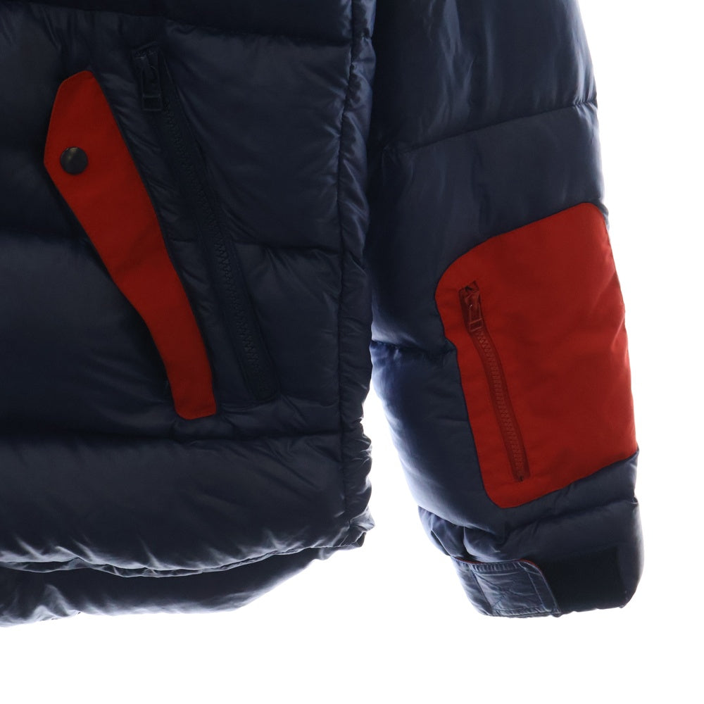 SOPHNET.(ソフネット) ×FRAGMENT DESIGN ×FSF フラグメントデザイン フーデッドナイロンダウンジャケット ブルー/レッド SOPH-123066