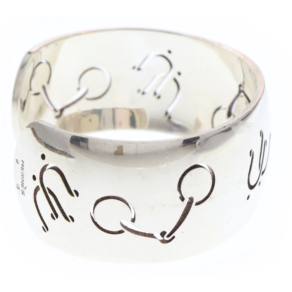 HERMES(エルメス) Motif Bangle ヴィンテージ モチーフバングル カフ ブレスレット シルバー