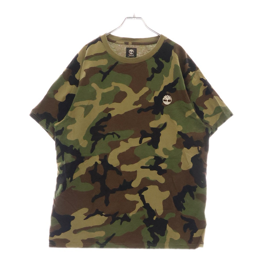 SOPHNET.(ソフネット) × Timberland EXPLORE THE UNKNOWN TEE ティンバーランド エクスプローラーザアンノウン グラフィックプリント カモ柄 クルーネック半袖Tシャツ SOPH-178156