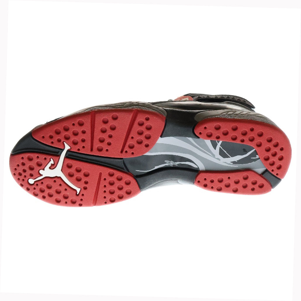 NIKE(ナイキ) AIR JORDAN 8 RETRO BLACK CEMENT エアジョーダン 8 レトロ ブラックセメント ブラック/ジムレッド/ウルフグレー US10/28cm 305381-022