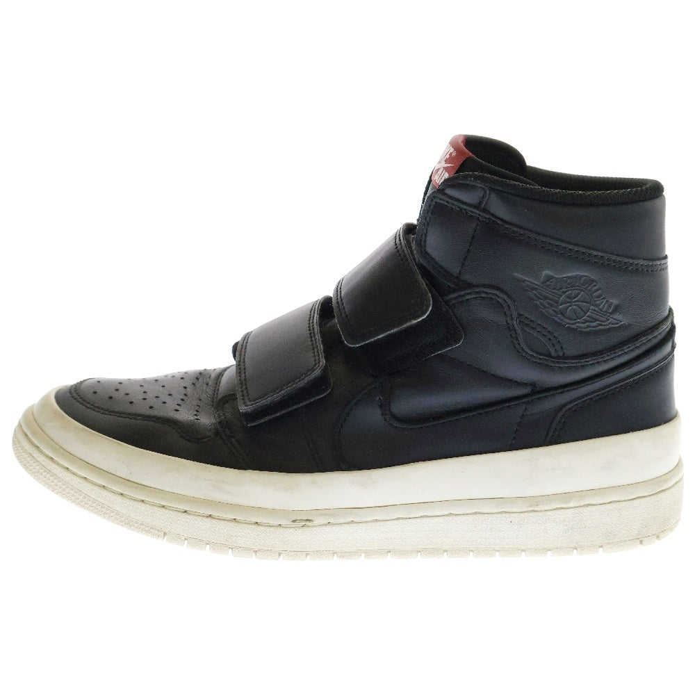 NIKE(ナイキ) AIR JORDAN 1 RETRO HIGH DOUBLE STRAP エアジョーダン1 レトロ ダブルストラップ ハイカットスニーカー ブラック US9.5/27.5cm AQ7924-001