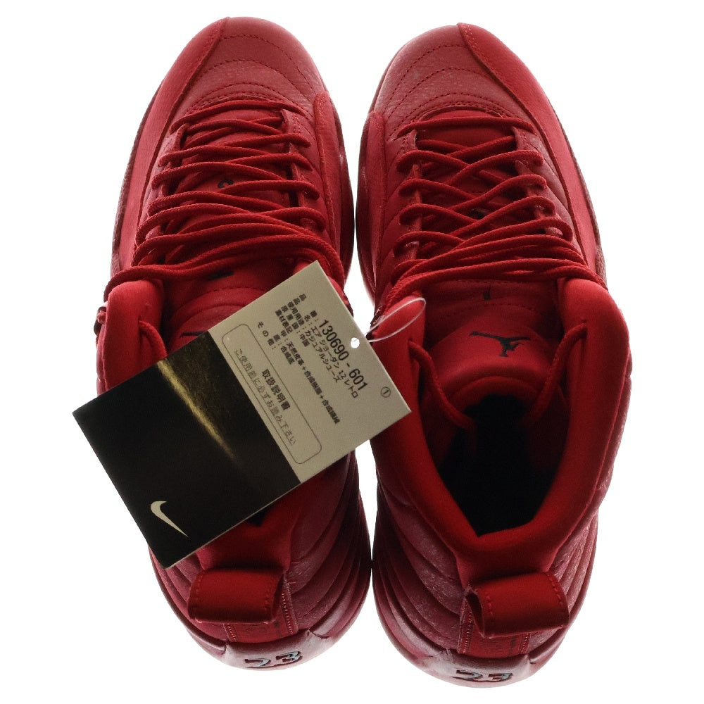 NIKE(ナイキ) AIR JORDAN 12 RETRO GYM RED エアジョーダン12 ジムレッド ハイカットスニーカー US9/27cm 130690-601