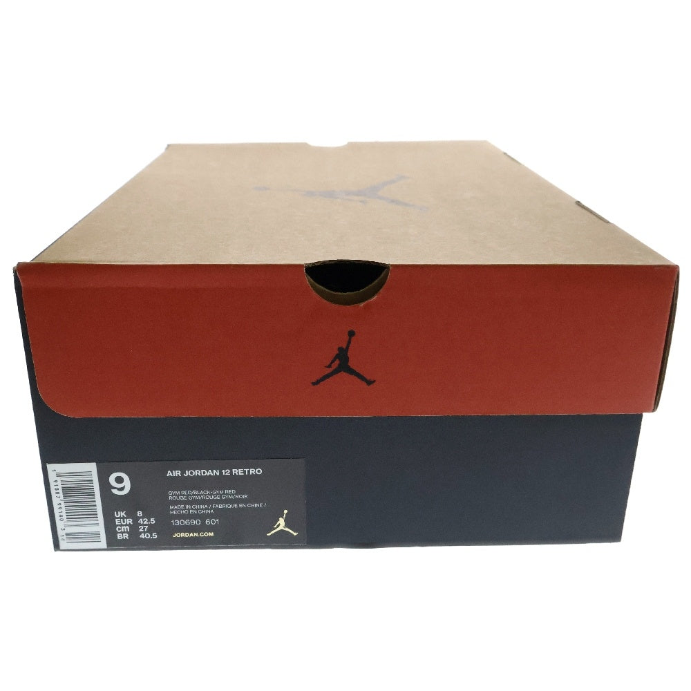 NIKE(ナイキ) AIR JORDAN 12 RETRO GYM RED エアジョーダン12 ジムレッド ハイカットスニーカー US9/27cm 130690-601