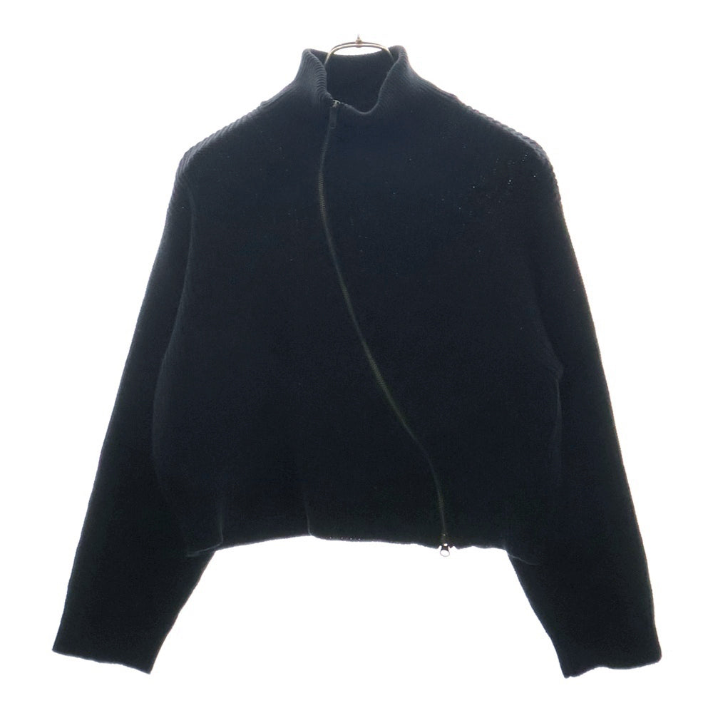 GOAT ESSENSE(ゴートエッセンス) DRIVERS KNIT ジップアップドライバーズニット ブラック GE0011