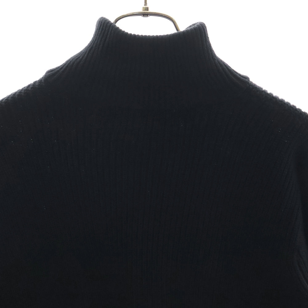 GOAT ESSENSE(ゴートエッセンス) DRIVERS KNIT ジップアップドライバーズニット ブラック GE0011