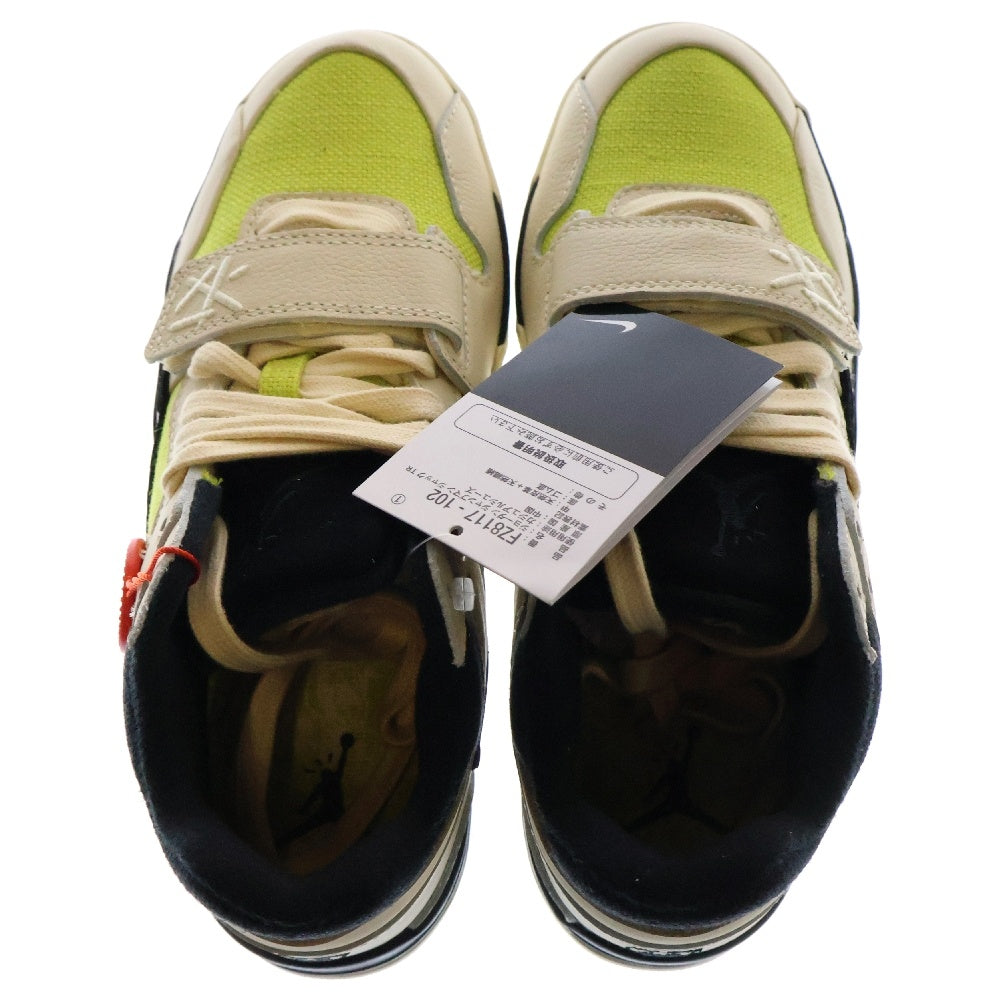 NIKE(ナイキ) JUMPMAN JACK TR CJ1 T-Rexx ジャンプマンジャック ティーレックス ローカットスニーカー ホワイト/イエロー US6.5/24.5cm FZ8117-102