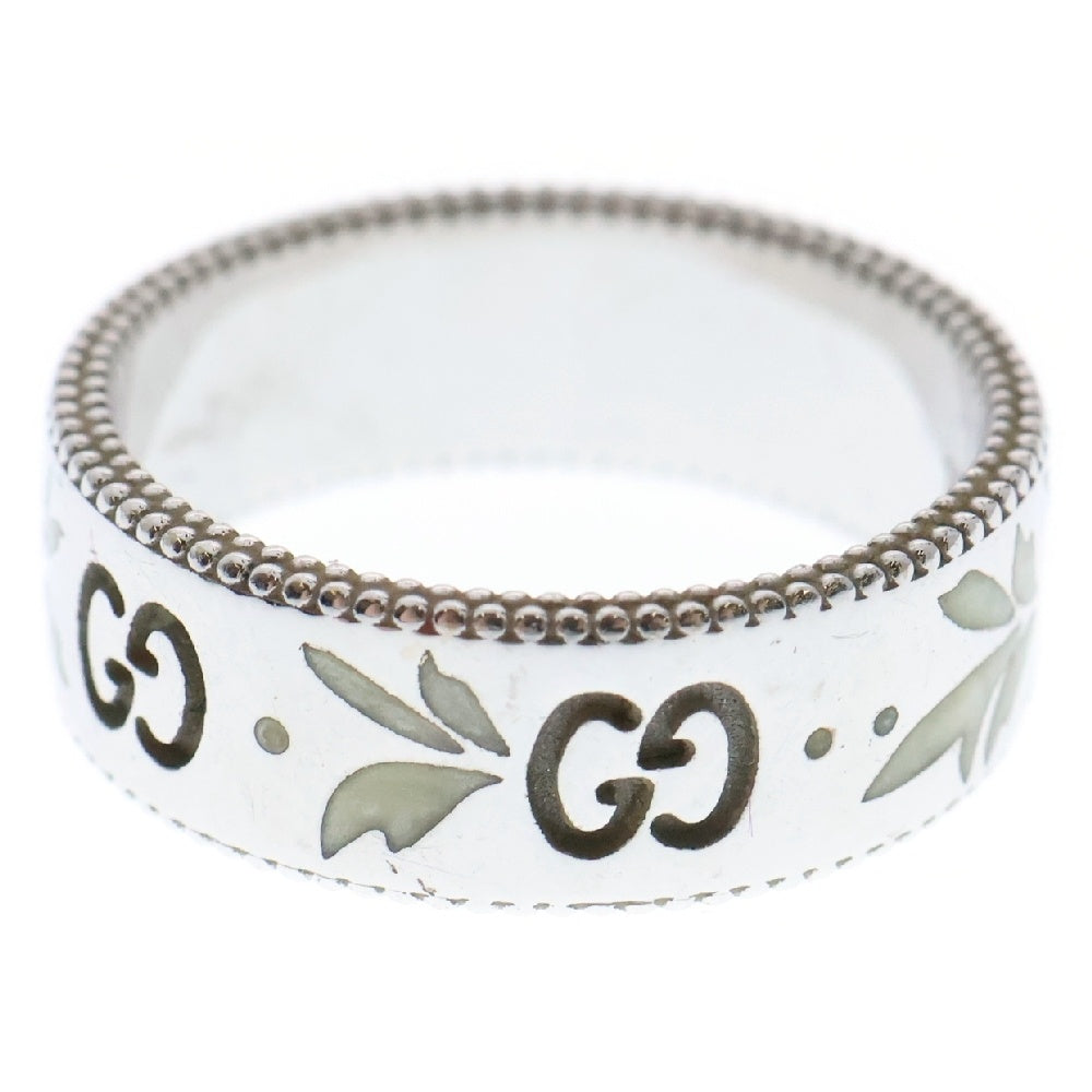GUCCI(グッチ) アイコン ブロッサム リング ホワイトゴールド K18WG