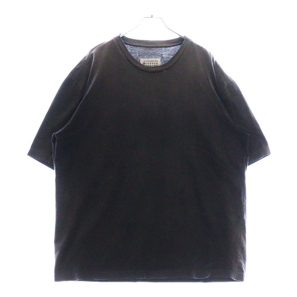 Martin Margiela 10(マルタンマルジェラ) 22AW フェード加工 ガーメントダイ 半袖Tシャツ ブラック S50GC0646