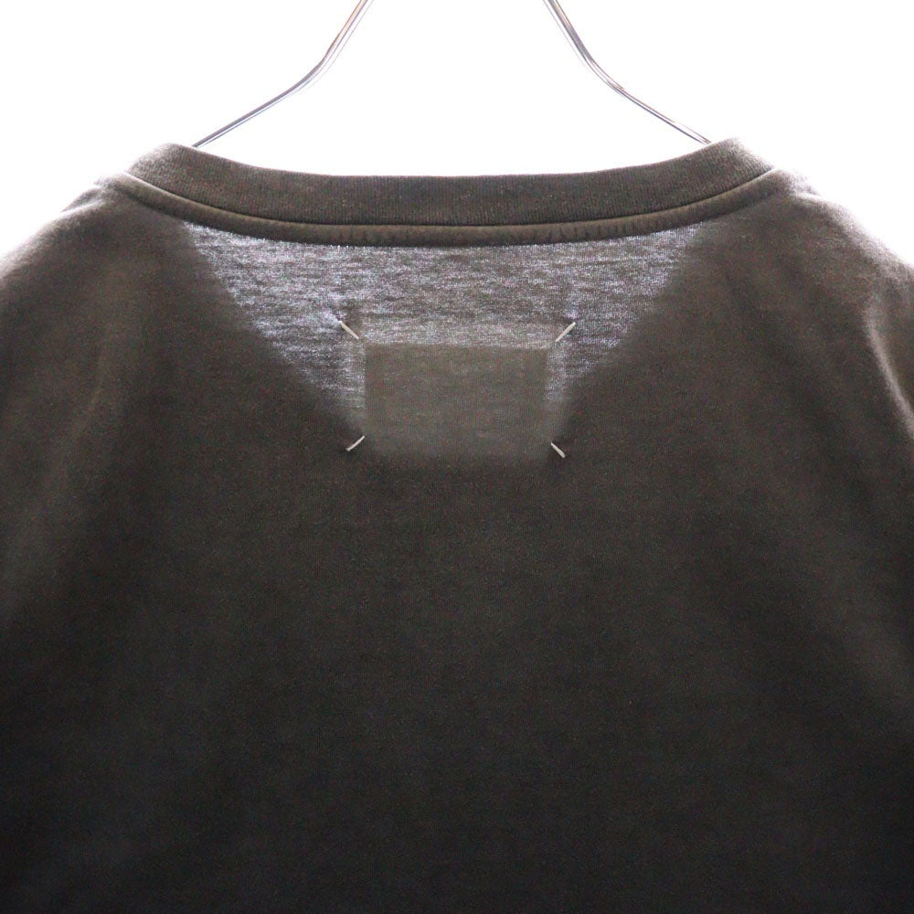 Martin Margiela 10(マルタンマルジェラ) 22AW フェード加工 ガーメントダイ 半袖Tシャツ ブラック S50GC0646
