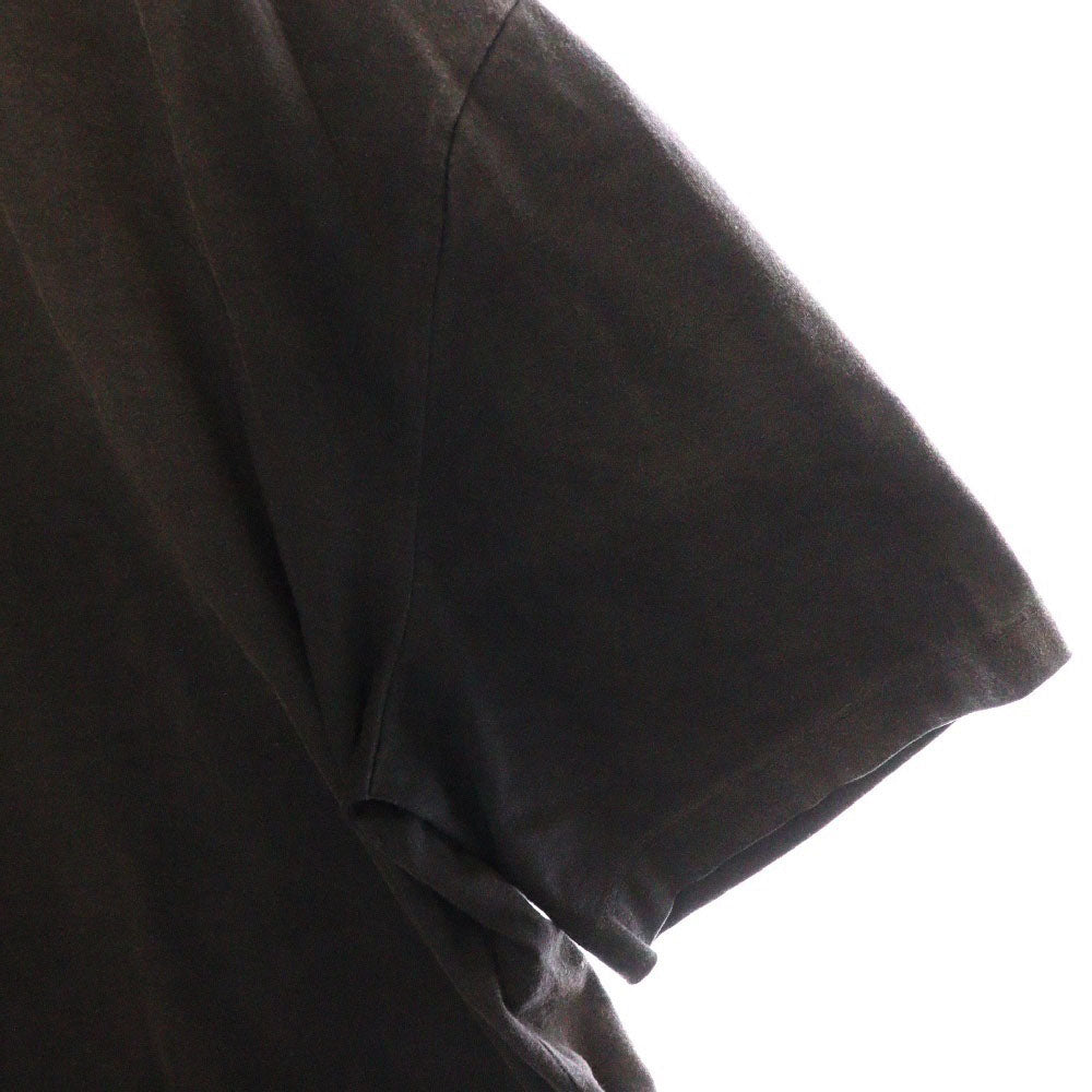 Martin Margiela 10(マルタンマルジェラ) 22AW フェード加工 ガーメントダイ 半袖Tシャツ ブラック S50GC0646