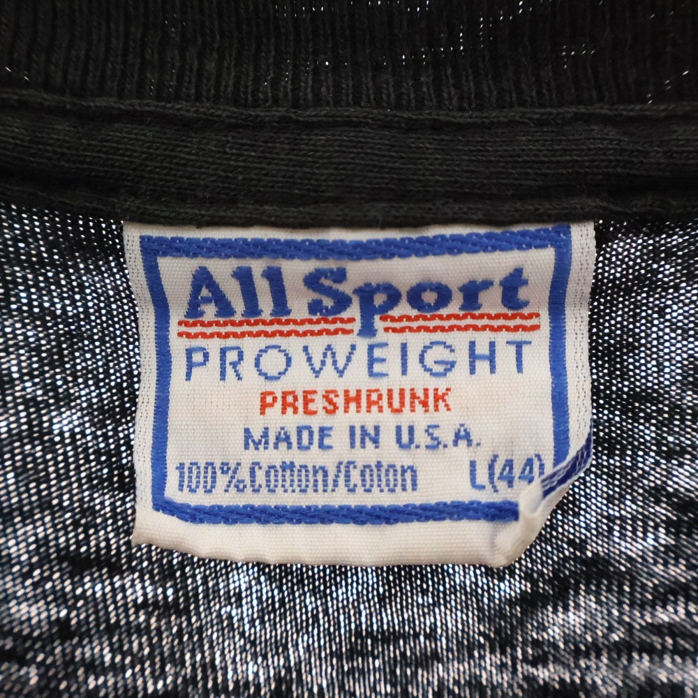 VINTAGE(ヴィンテージ) 90S VINTAGE NINE INCH NAILS 96-97 NOTHING ALL SPORT ヴィンテージ USA製 ナインインチネイルズ ナッシング 両面プリント クルーネック 半袖Tシャツ ブラック