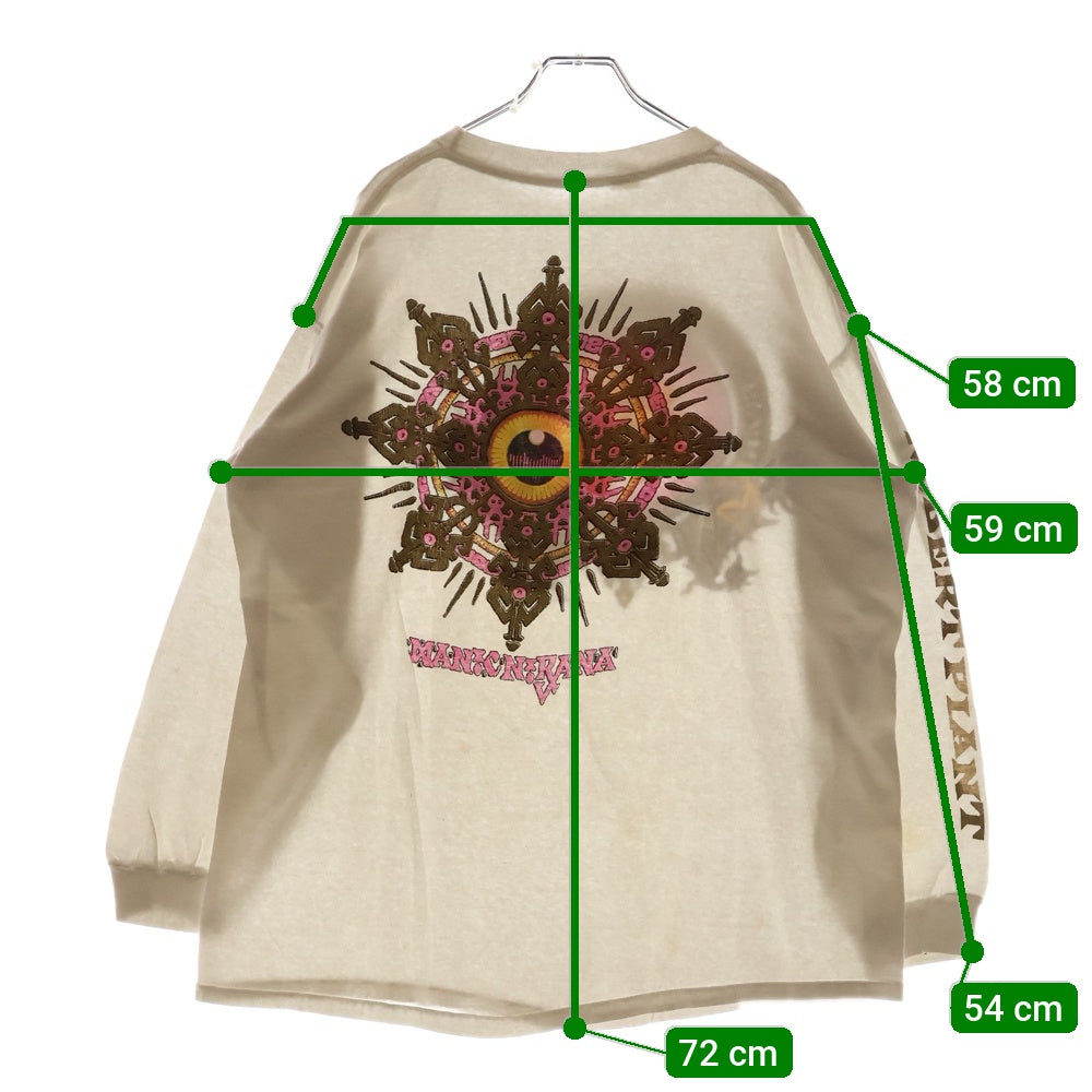 VINTAGE(ヴィンテージ) 90s Robert Plant Manic Nirvana ロバート プラント マニック ネヴァーナ 長袖Tシャツ