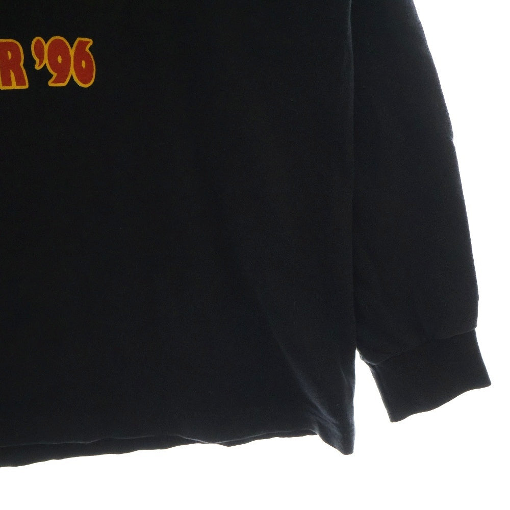 VINTAGE(ヴィンテージ) 90S VINTAGE RED HOT CHILI PEPPERS ONE HOT MINUTES 1996 WITH SILVERCHAIR レッドホットチリペッパーズ 長袖 プリントTシャツ カットソー ブラック