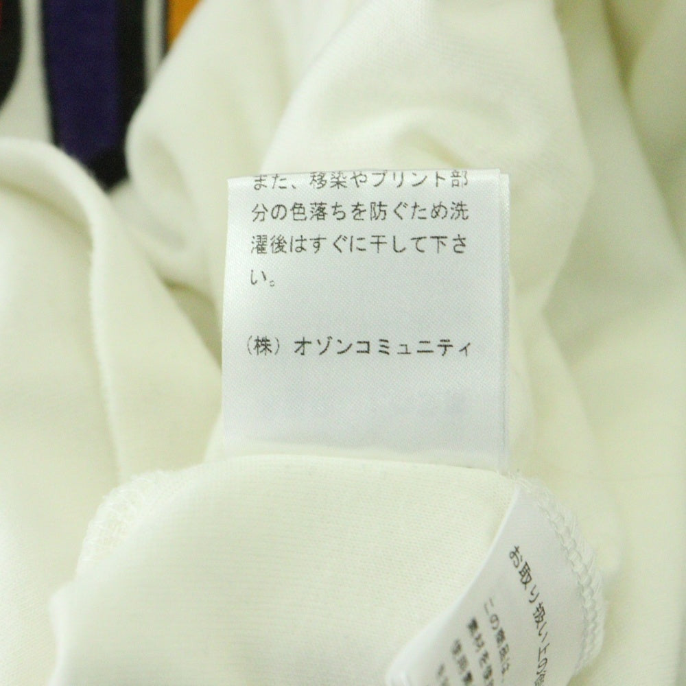 HYSTERIC GLAMOUR(ヒステリックグラマー) HYS HITS オーバーサイズ ラグラン 半袖Tシャツ カットソー ブラック/ホワイト 01212CT04