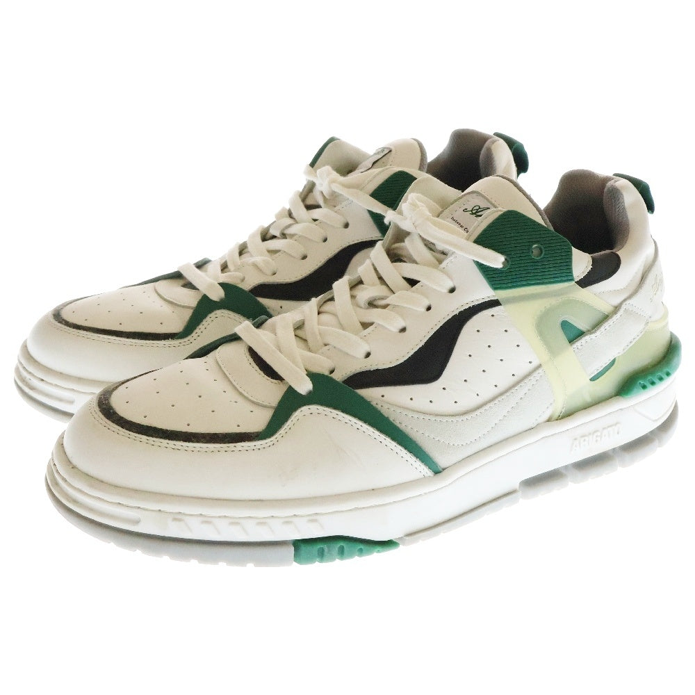 AXEL ARIGATO(アクセルアリガト) Astro Sneaker アストロ レザー ローカットスニーカー グリーン/ホワイト 45 F1021001