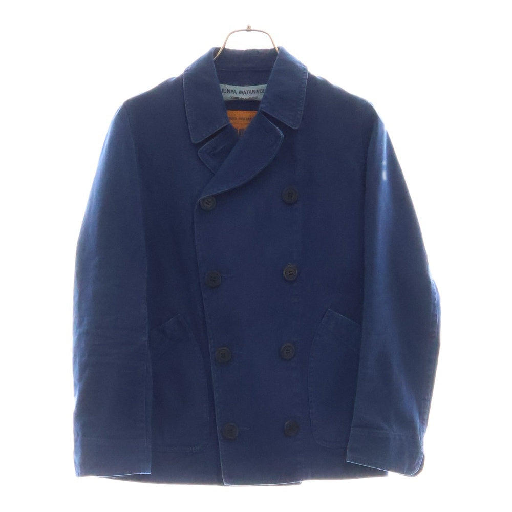 JUNYA WATANABE COMME des GARCONS(ジュンヤワタナベ コムデギャルソン) 13SS AD2012 製品染め ダブル コットン ワークジャケット ブルー JK-J202