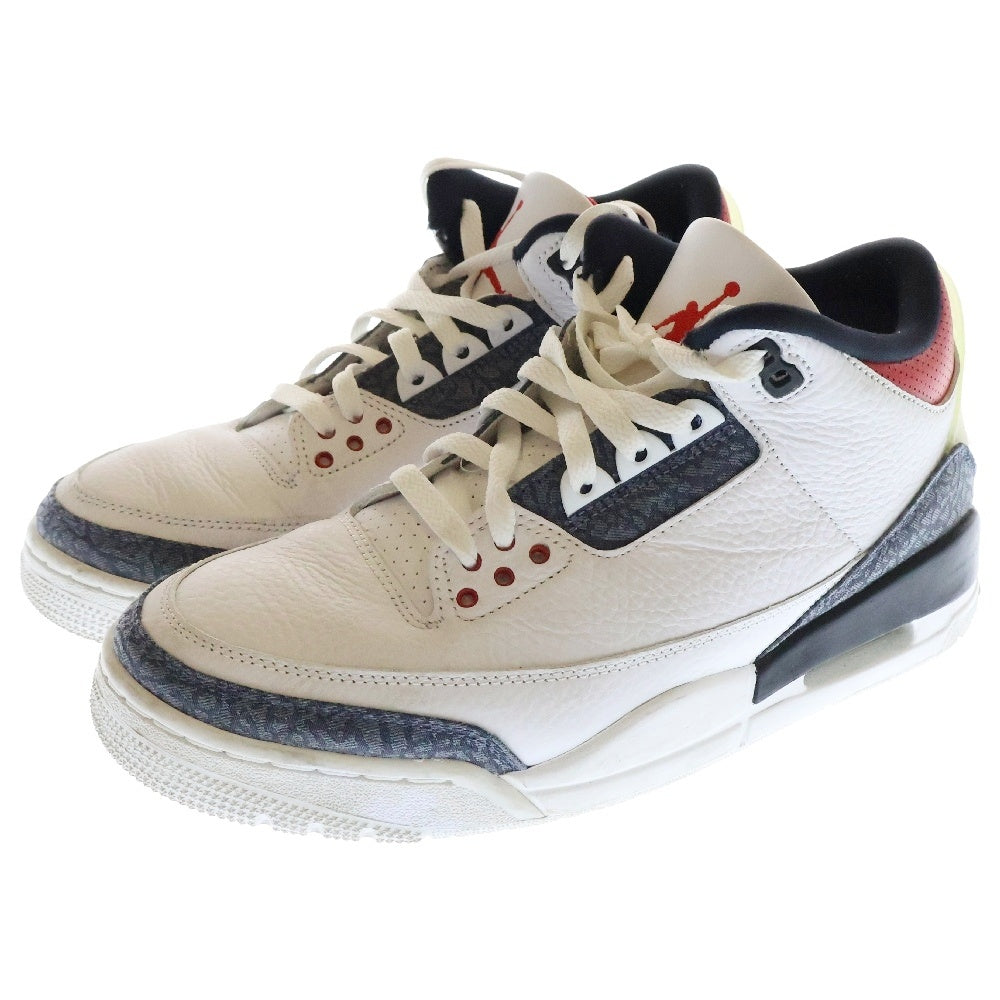 NIKE(ナイキ) AIR JORDAN 3 RETRO SE-T エアジョーダン3 ハイカットスニーカー ホワイト US9/27cm CZ6431-100