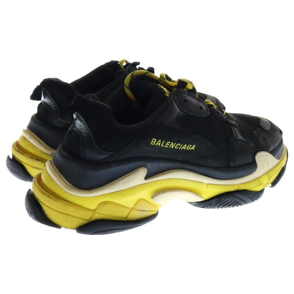 BALENCIAGA(バレンシアガ) TRIPLE S トリプルエス ローカットスニーカー ダッドスニーカー ブラック/イエロー 534162
