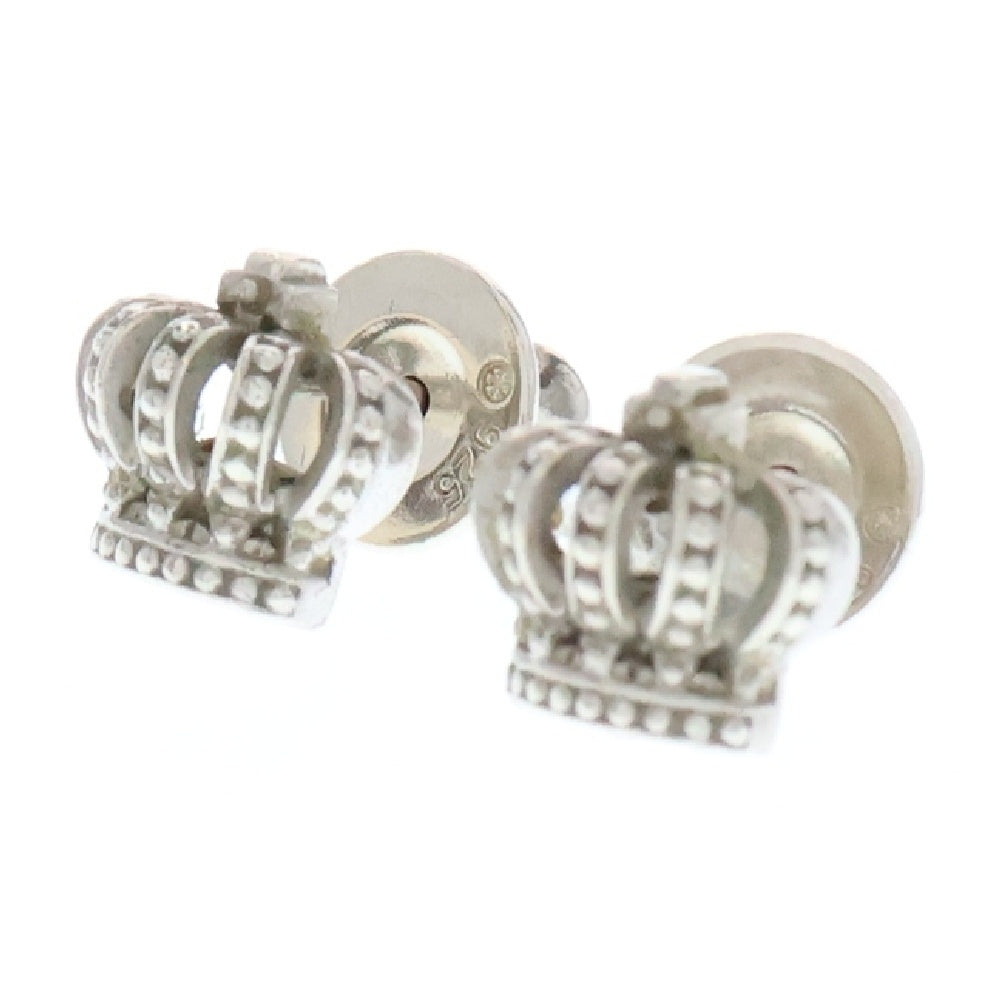 Justin Davis(ジャスティンデイヴィス) TINY CROWN EARRING タイニークラウン イヤリング ピアス 両耳 シルバー SEJ016
