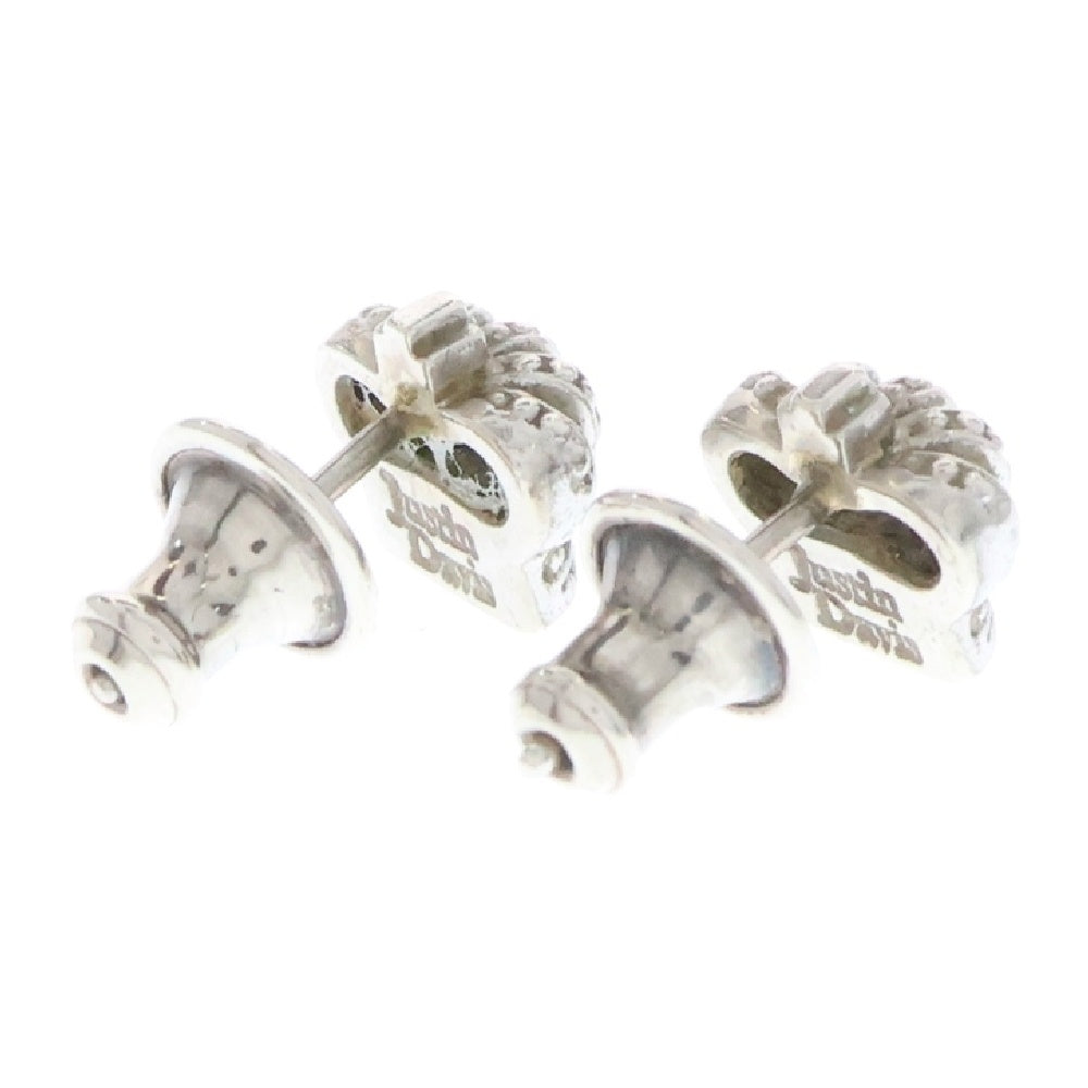 Justin Davis(ジャスティンデイヴィス) TINY CROWN EARRING タイニークラウン イヤリング ピアス 両耳 シルバー SEJ016