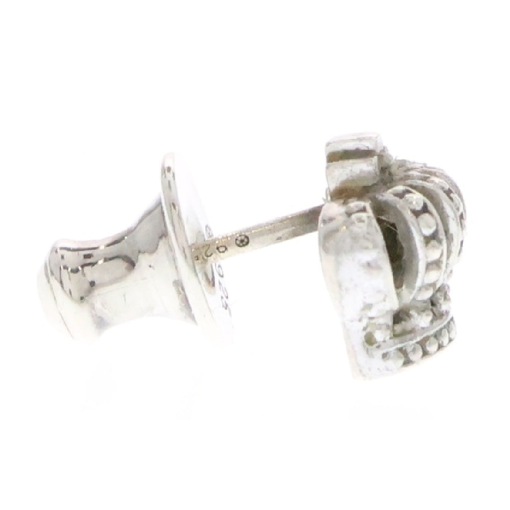 Justin Davis(ジャスティンデイヴィス) TINY CROWN EARRING タイニークラウン イヤリング ピアス 両耳 シルバー SEJ016