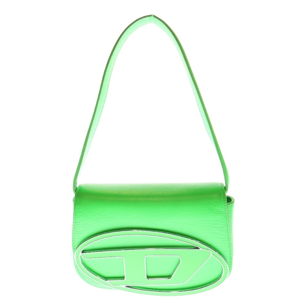 DIESEL(ディーゼル) 1DR Logo Bag 2way レザー ショルダーバッグ グリーン X08396-P3193