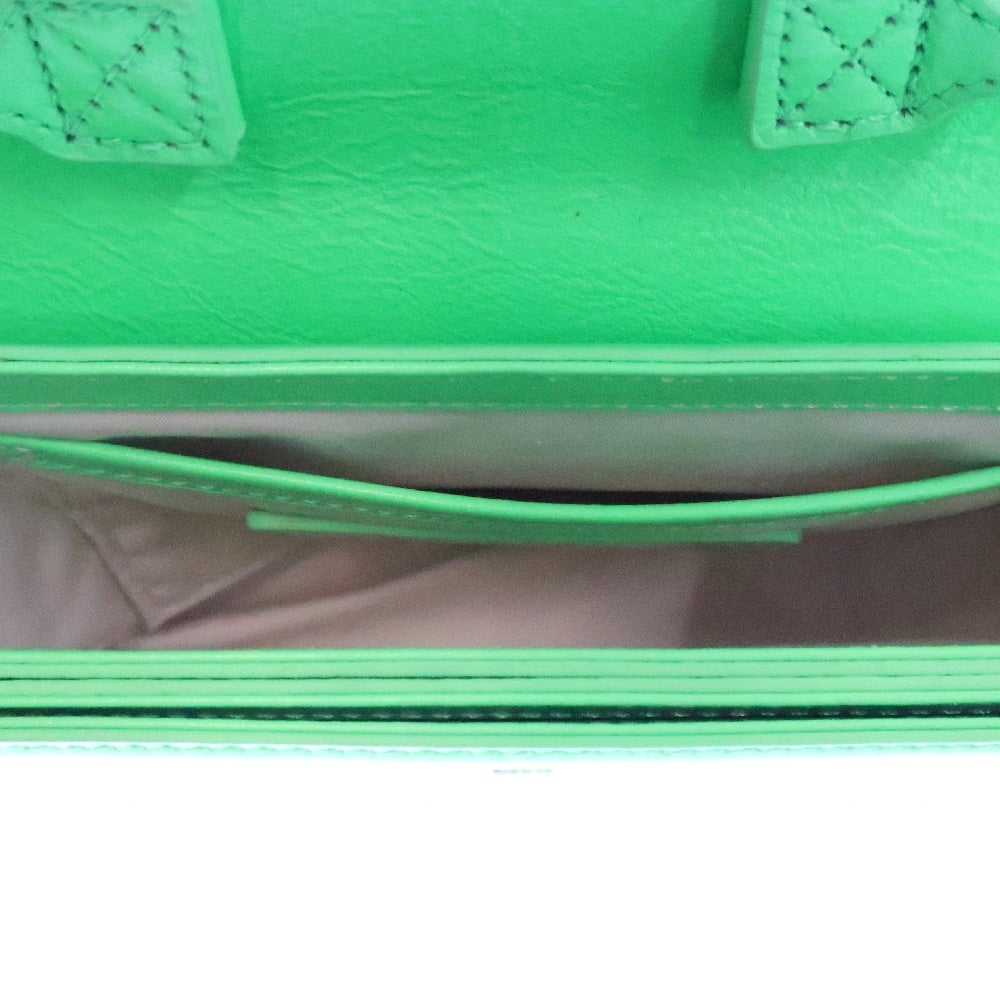 DIESEL(ディーゼル) 1DR Logo Bag 2way レザー ショルダーバッグ グリーン X08396-P3193