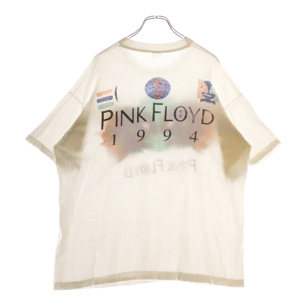 VINTAGE(ヴィンテージ) 90S VINTAGE PINK FLOYD Division Bell Tour 1994 FRUIT ヴィンテージ ピンクフロイド ディビジョン ベル ツアー 両面プリント 半袖Tシャツ カットソー ホワイト