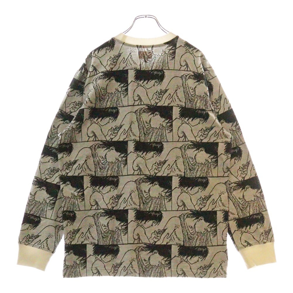 SUPREME(シュプリーム) xAKIRA 17AW Syringe Jacquard L/S Tee アキラ総柄ジャガード カットソー ホワイト