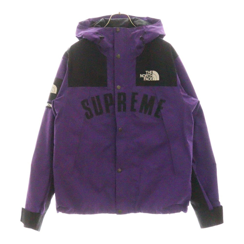 SUPREME(シュプリーム) 19SS ×THE NORTH FACE Arc Logo Mountain Parka アーチロゴ バイカラー マウンテンパーカー フーデッドジャケット ブラック/パープル NP11901I