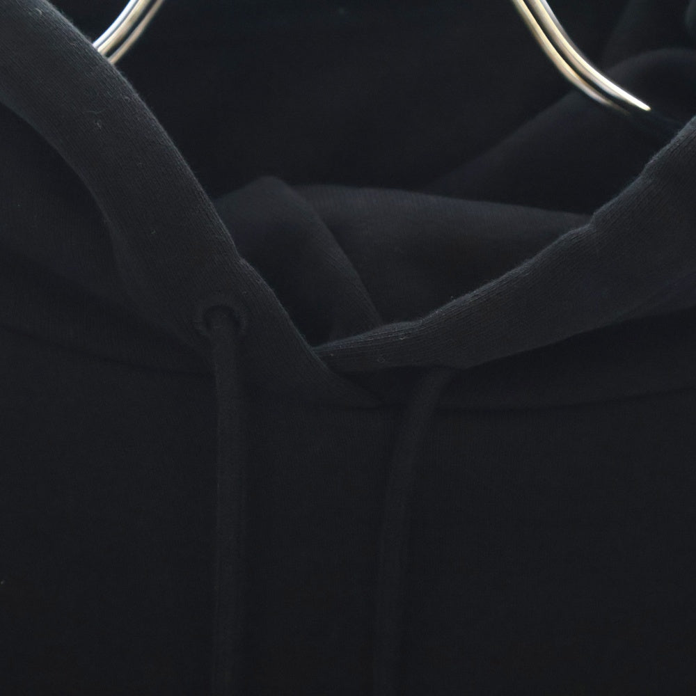 BALENCIAGA(バレンシアガ) フードロゴプリントスウェットプルオーバーパーカー ブラック 492190