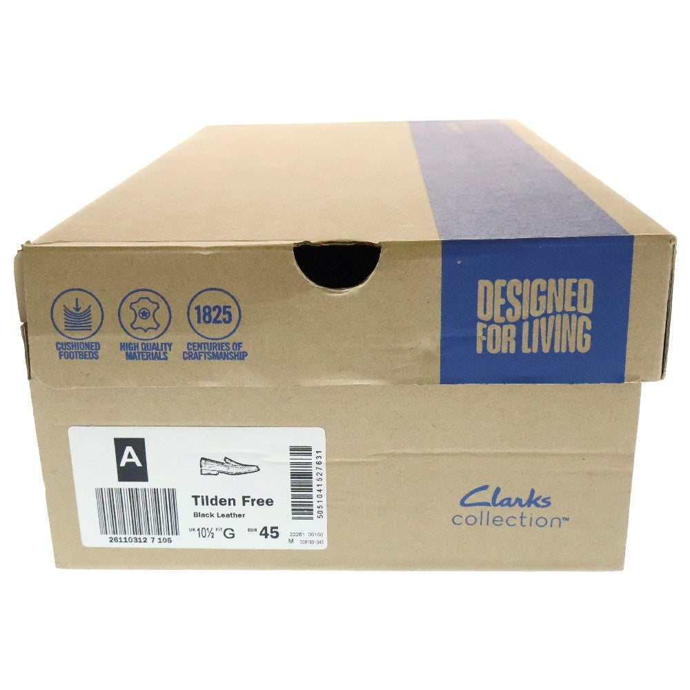 Clarks(クラークス) TILDEN FREE ティルデンフリー レザースリッポンローファー ブラック US10.5/28.5cm 261103127105