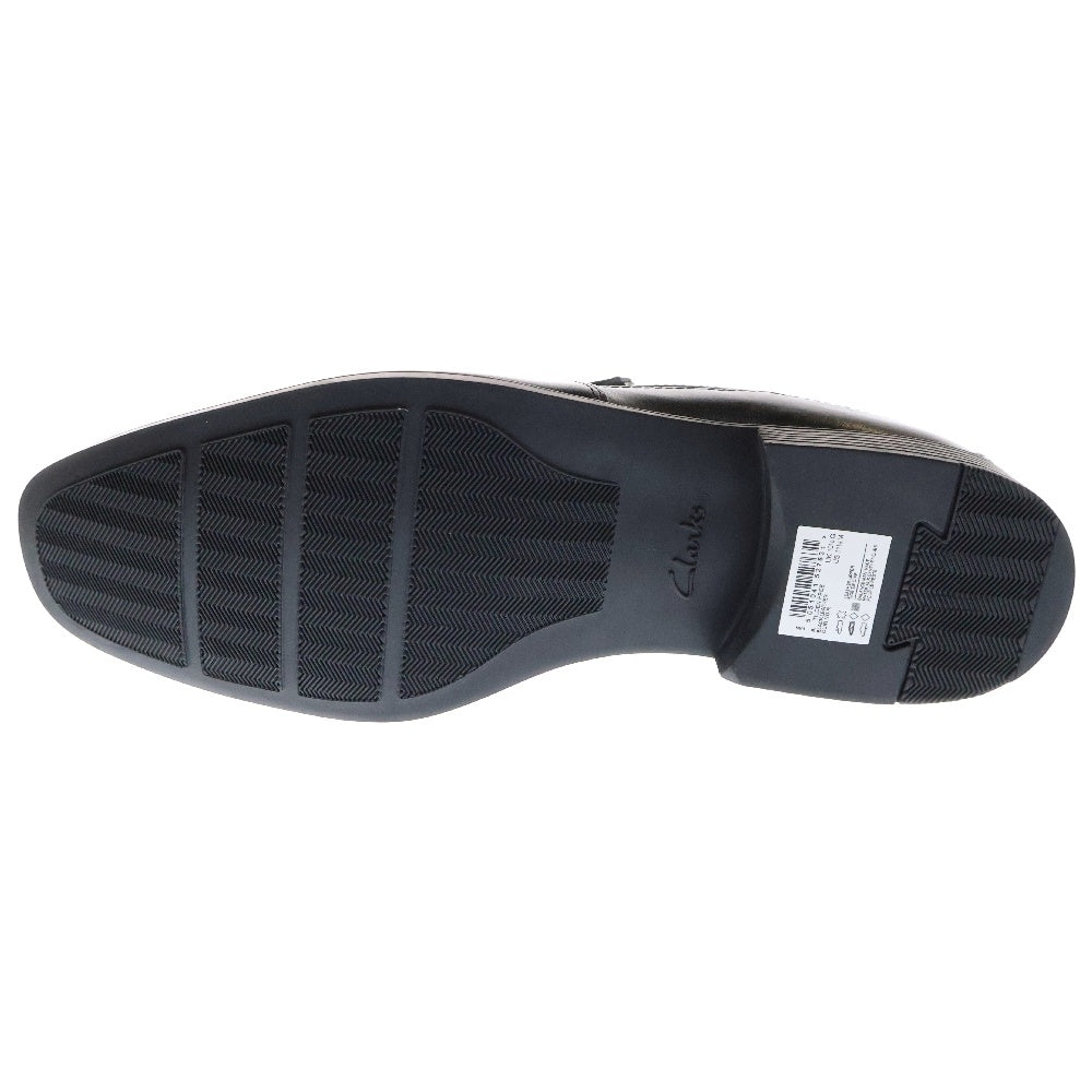 Clarks(クラークス) TILDEN FREE ティルデンフリー レザースリッポンローファー ブラック US10.5/28.5cm 261103127105