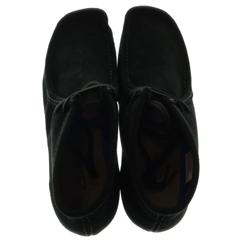 Clarks(クラークス) SHACRE BOOT シェイカー チャッカブーツ スウェード ハイカットシューズ ブラック 26159437