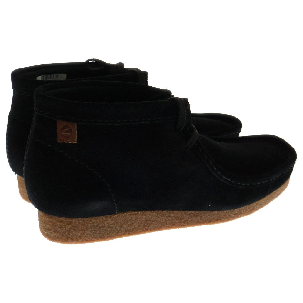 Clarks(クラークス) SHACRE BOOT シェイカー チャッカブーツ スウェード ハイカットシューズ ブラック 26159437