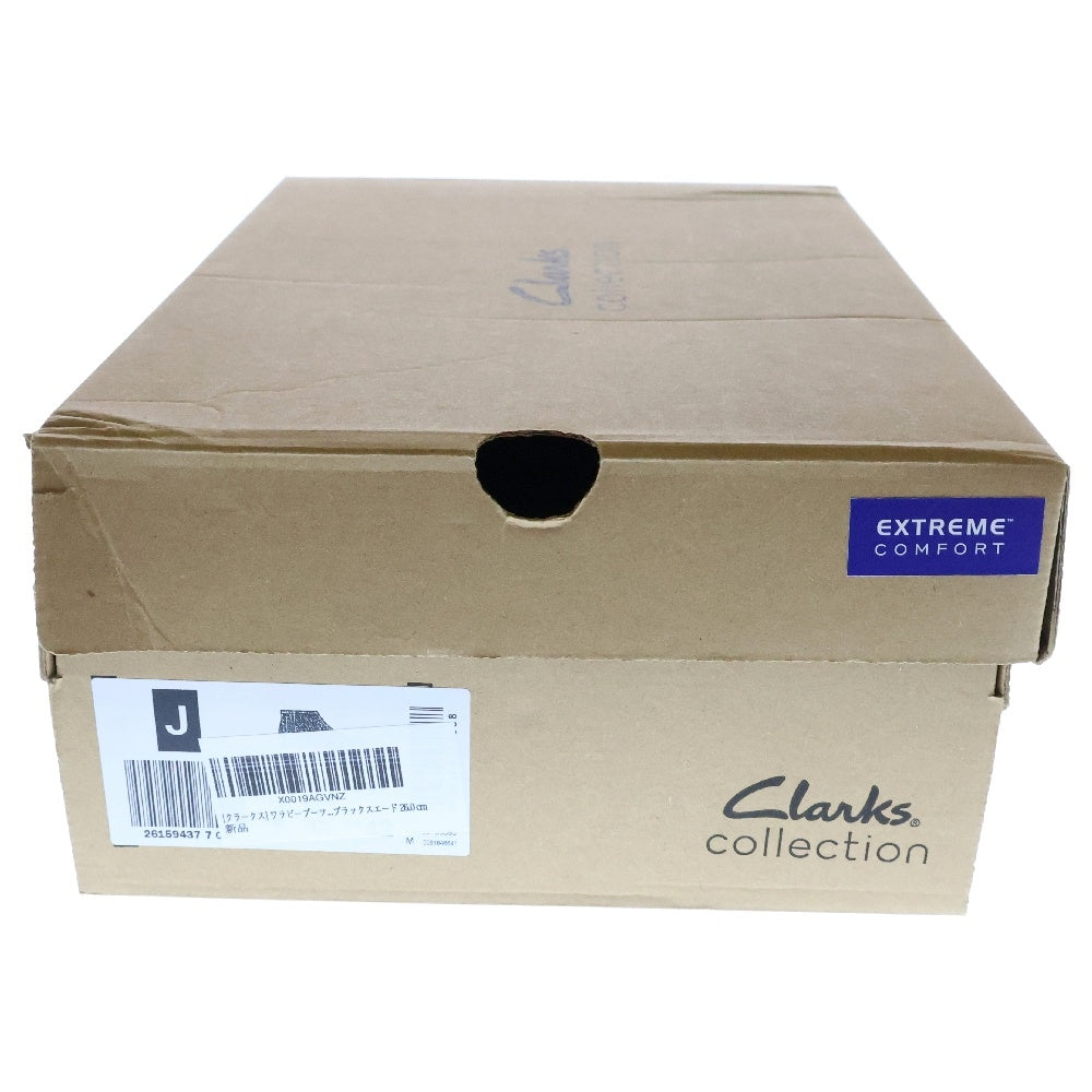 Clarks(クラークス) SHACRE BOOT シェイカー チャッカブーツ スウェード ハイカットシューズ ブラック 26159437