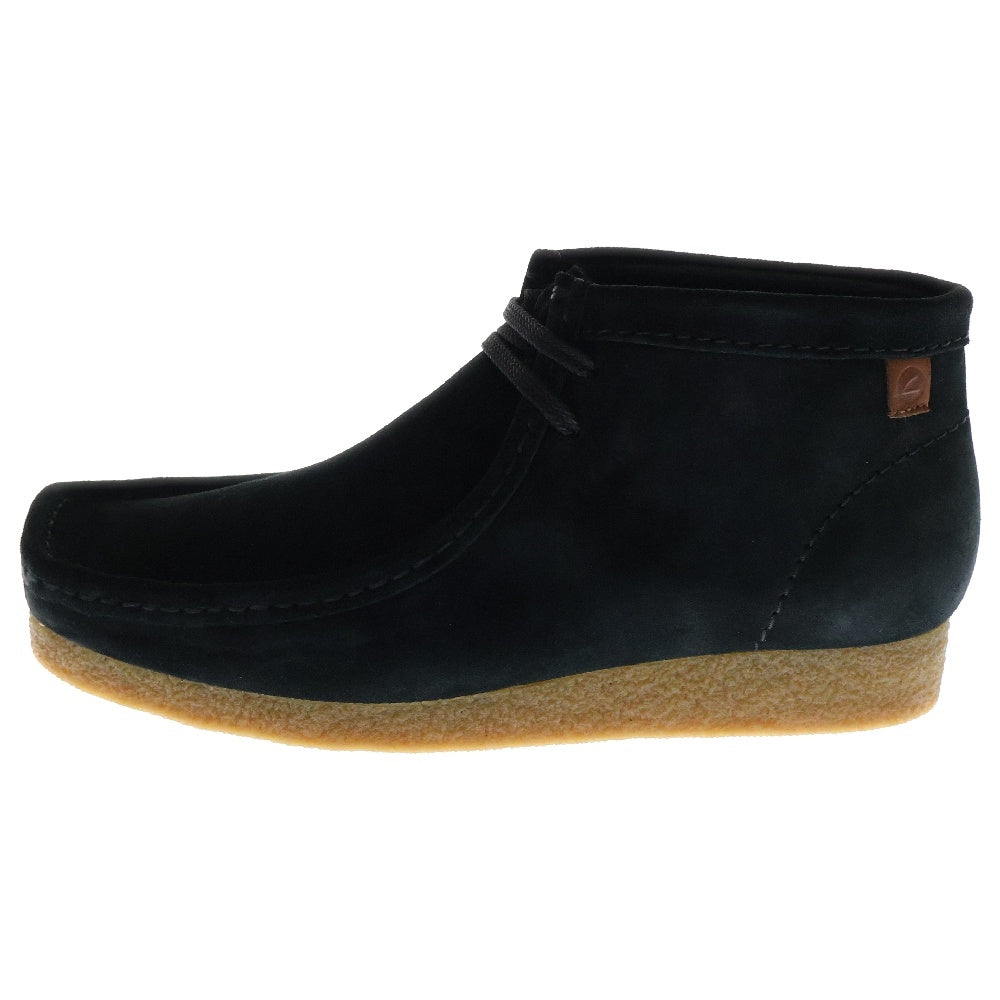 Clarks(クラークス) SHACRE BOOT シェイカー チャッカブーツ スウェード ハイカットシューズ ブラック 26159437