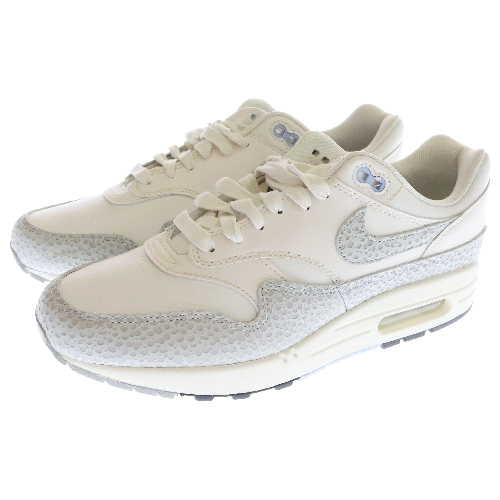 NIKE(ナイキ) WMNS AIR MAX 1 Safari ウィメンズ エアマックス 1 サファリ ローカットスニーカー ホワイト US10.5/27.5cm FB5059-100