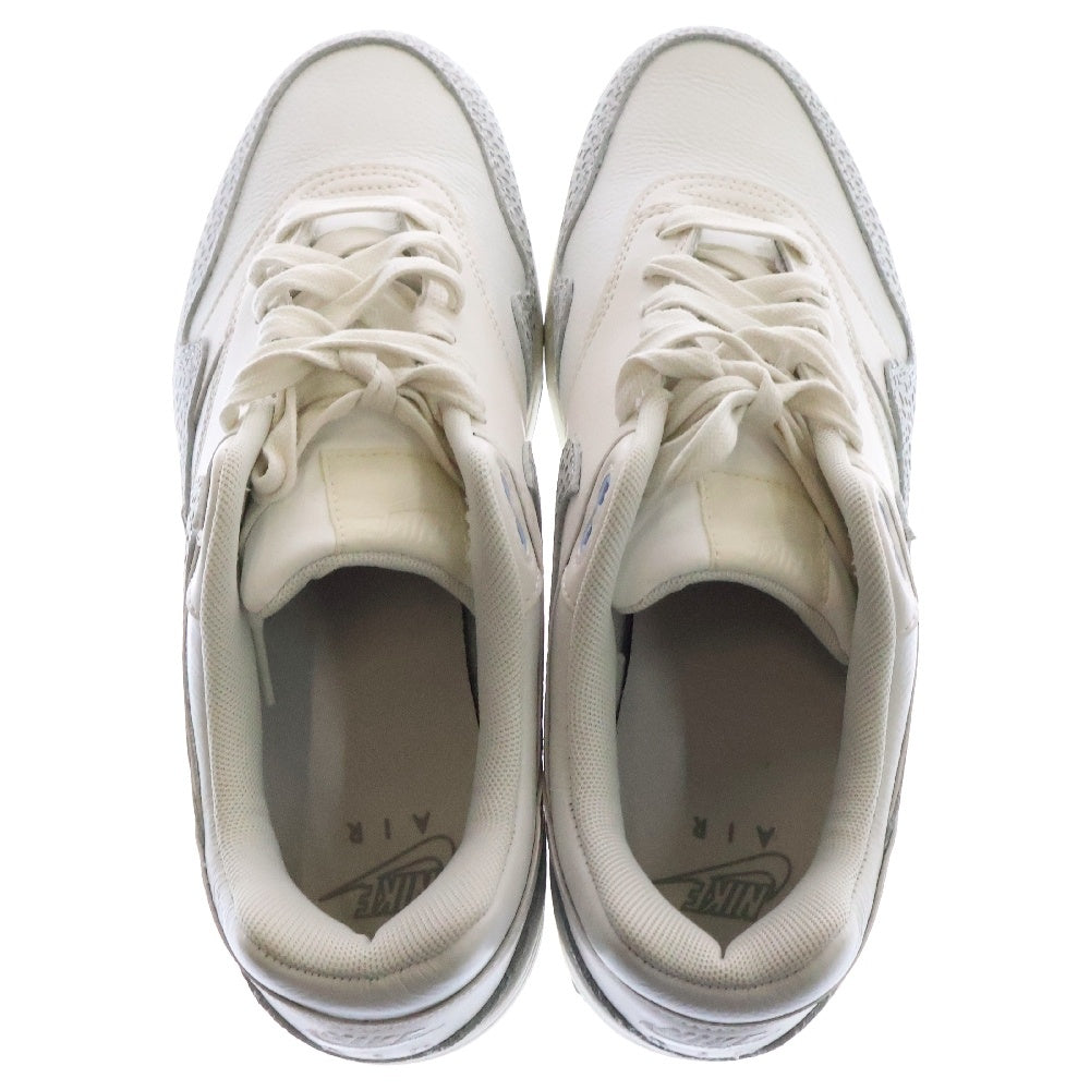 NIKE(ナイキ) WMNS AIR MAX 1 Safari ウィメンズ エアマックス 1 サファリ ローカットスニーカー ホワイト US10.5/27.5cm FB5059-100
