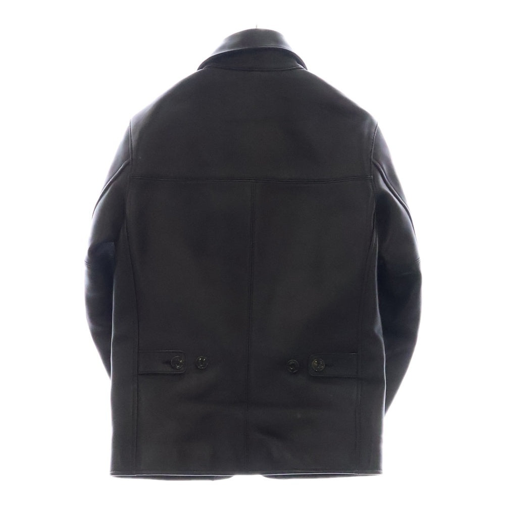 Y'2 LEATHER(ワイツーレザー) × LUA Bronco Eco Horse ルア ブロンコ ホースハイド カーコート レザージャケット ブラック EC-76SP