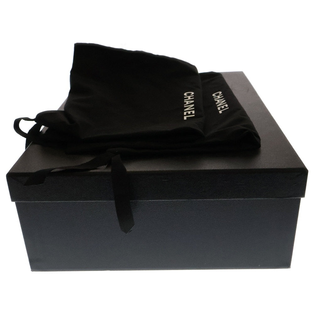CHANEL(シャネル) 22AW Leather Lace Up Boots ココマーク マトラッセ チェーン レースアップ レザーブーツ ホワイト G39393