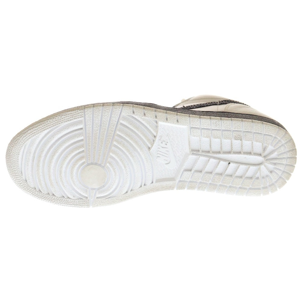 NIKE(ナイキ) 【2008年 観賞用】 AIR JORDAN 1 PHAT LOW エアジョーダン 1 ファット ローカットスニーカー ホワイト/ブラック US8.5/26.5cm 338145-161